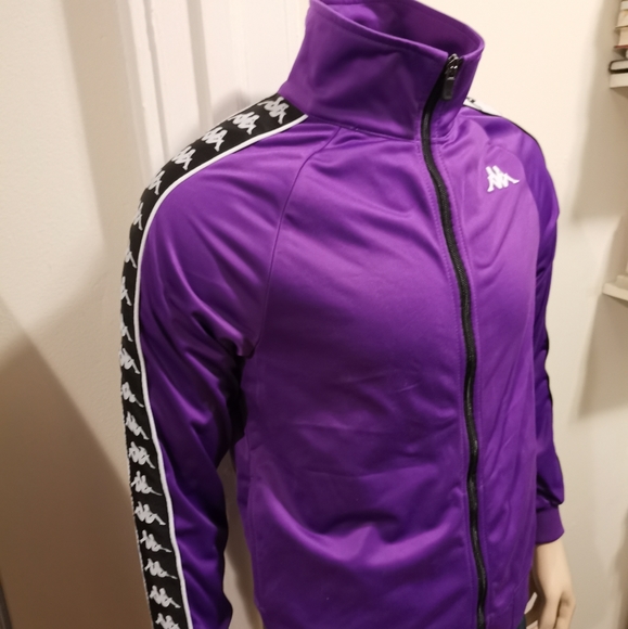 💎Rare Kappa Banda Anniston Jacket Purple S - Picture 3 of 12